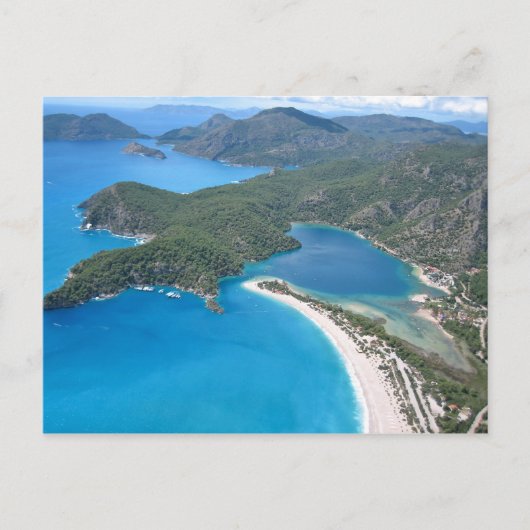 Carte Postale Lagon Bleu (Devant)