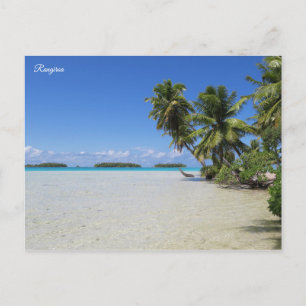 Carte Postale Lagon bleu de Rangiroa