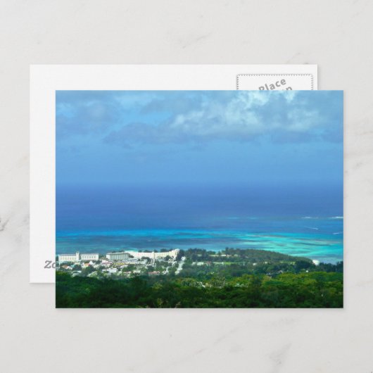 Carte Postale Lagon de Saipan (Devant / Derrière)