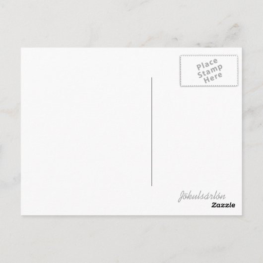 Carte Postale Lagon des Glaciers (Dos)