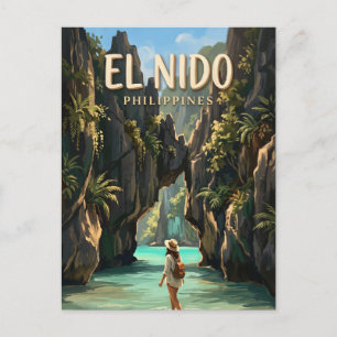 Carte Postale Lagon Secret, El Nido Philippines
