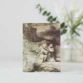 Carte Postale L'agonie dans le jardin (Debout devant)