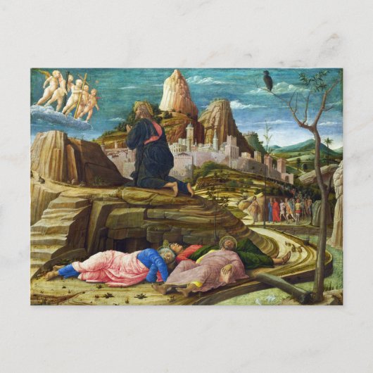 Carte Postale L'agonie dans le jardin par Andrea Mantegna (Devant)