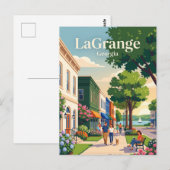 Carte Postale LaGrange, Géorgie (Devant / Derrière)
