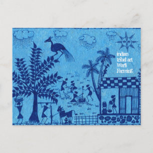 Carte Postale L'agriculture de Warli