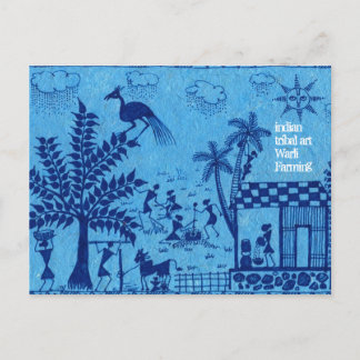 Carte Postale L'agriculture de Warli