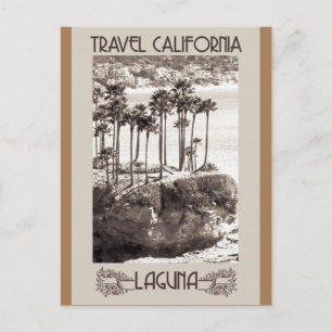 CARTE POSTALE LAGUNA BEACH CALIFORNIA VINTAGE VOYAGE