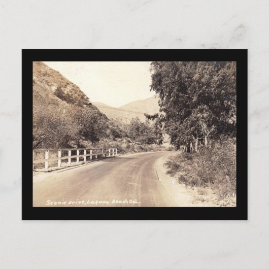 Carte Postale Laguna Beach, Californie 1928 Vintage (Devant)
