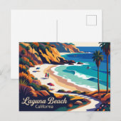 Carte Postale Laguna Beach États-Unis (Devant / Derrière)