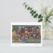 Carte Postale Laguna Beach, Floride - Scènes aux grandes lettres (Debout devant)