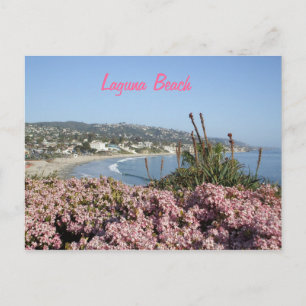 Carte Postale Laguna Beach flowers postcard