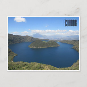 Carte Postale laguna cuicocha