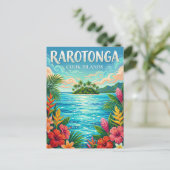 Carte Postale Lagune de Muri Îles Cook (Debout devant)