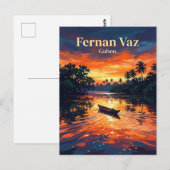 Carte Postale Lagune Fernan Vaz Gabon (Devant / Derrière)