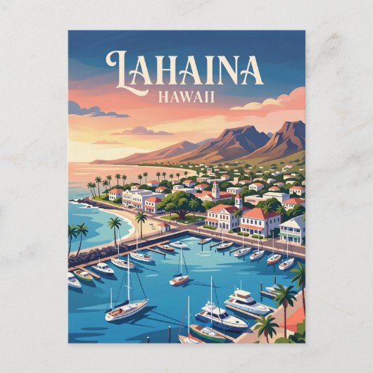 Carte Postale Lahaina États-Unis (Devant)