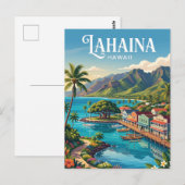 Carte Postale Lahaina Hawaï (Devant / Derrière)