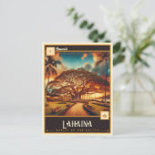 Carte Postale Lahaina, Hawaii | VINTAGE (Debout devant)