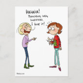 Carte postale laide assortie de chandails (Devant)