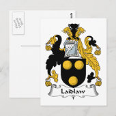 Carte Postale Laidlaw Famille Crest (Devant / Derrière)
