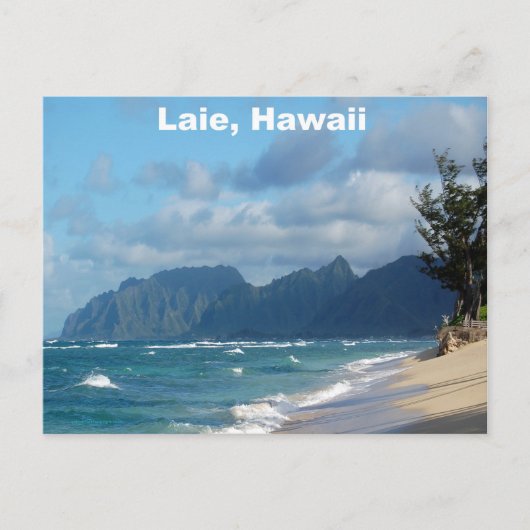 Carte Postale Laie Beach Hawaii (Devant)
