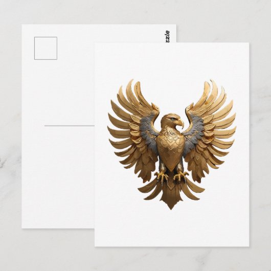 Carte Postale L'Aigle royal (Devant / Derrière)