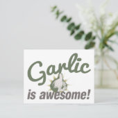Carte Postale L'ail est génial ! (Debout devant)