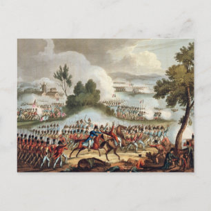 Carte Postale L'aile gauche de l'armée britannique en action au