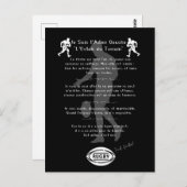 Carte Postale L'ailier du rugby  (Devant / Derrière)