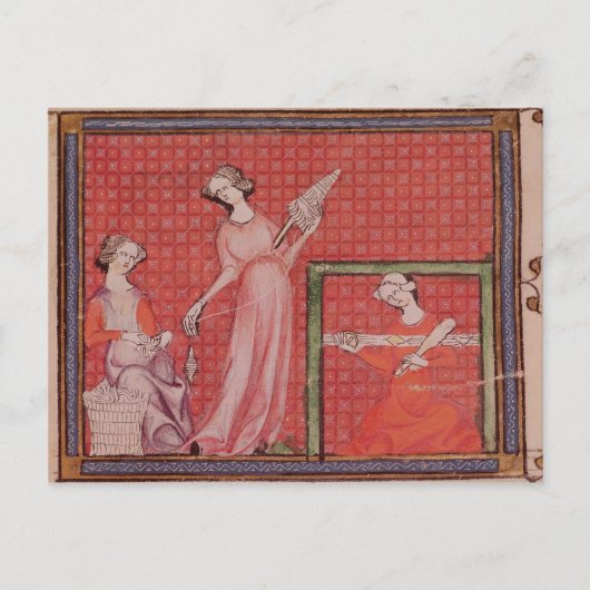 Carte Postale Laine de filature pour femmes (Devant)