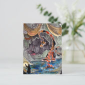 Carte postale Lair du Dragon de poisson rouge (Debout devant)