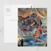 Carte postale Lair du Dragon de poisson rouge (Devant / Derrière)