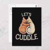 Carte Postale laisse les chats (Devant / Derrière)