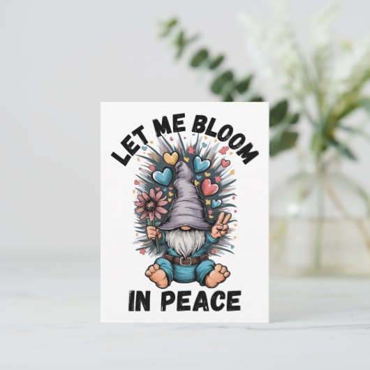 Carte Postale Laisse-Moi S'Étendre En Paix (Debout devant)