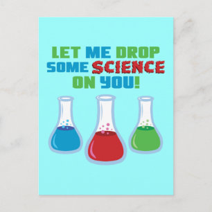 Carte Postale Laisse-Moi Te Laisser Tomber Quelques Sciences
