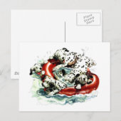 Carte Postale laisse nager (Devant / Derrière)