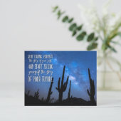 Carte Postale Laisser aller votre citation de Cactus Galaxy pass (Debout devant)