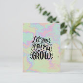 Carte Postale Laisser grandir votre foi (Debout devant)