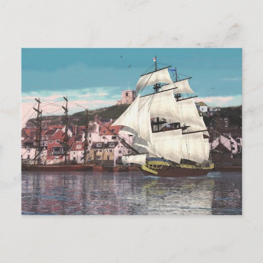 Carte Postale Laisser le port (Devant)