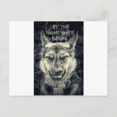 Carte Postale laisser le quart de nuit (Devant)