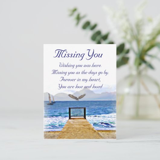 Carte Postale Laisser partir !_ (Debout devant)