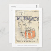 Carte Postale Laisser tomber le passé et le futur (Devant / Derrière)