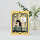 Carte Postale Laisser tomber les cheveux (Debout devant)