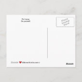 Carte Postale Laisser tomber les cheveux (Dos)