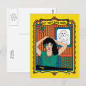 Carte Postale Laisser tomber les cheveux (Devant / Derrière)