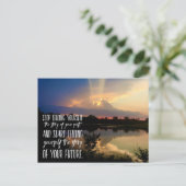 Carte Postale Laisser tomber votre précédente citation inspirant (Debout devant)