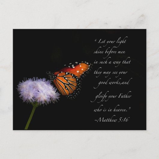 Carte Postale Laissez briller votre lumière (Devant)