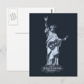 Carte Postale Laissez la liberté tourner (Devant / Derrière)