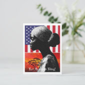 Carte Postale Laissez la liberté tourner (Debout devant)