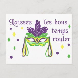 Carte Postale Laissez le bon temps tourner