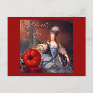 Carte Postale Laissez-Les Manger Des Tomates